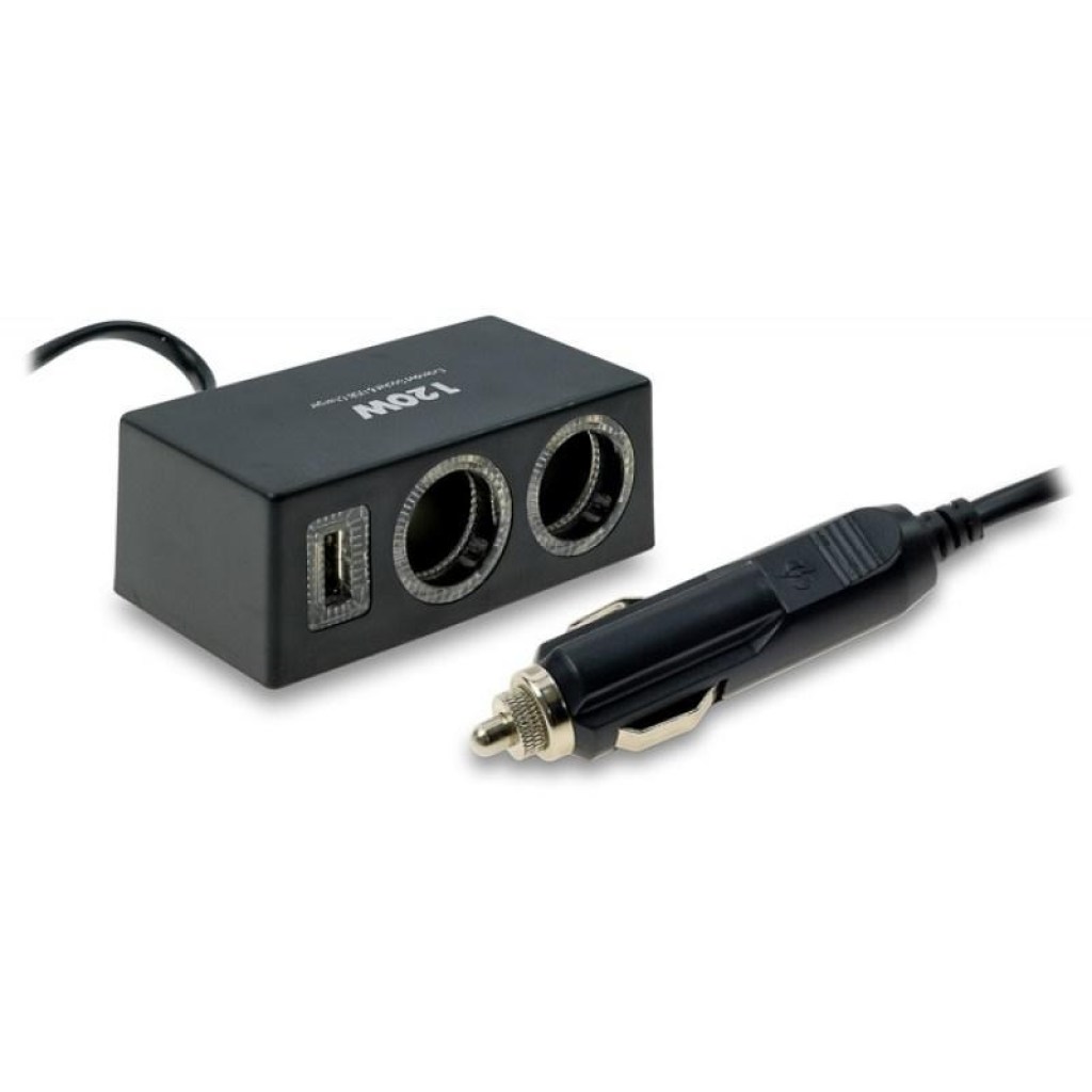 φορτιστής-αντάπτορας-αυτοκινήτου-με-δύο-εξόδους-και-έξοδο-usb-120w-12v-24v-olesson